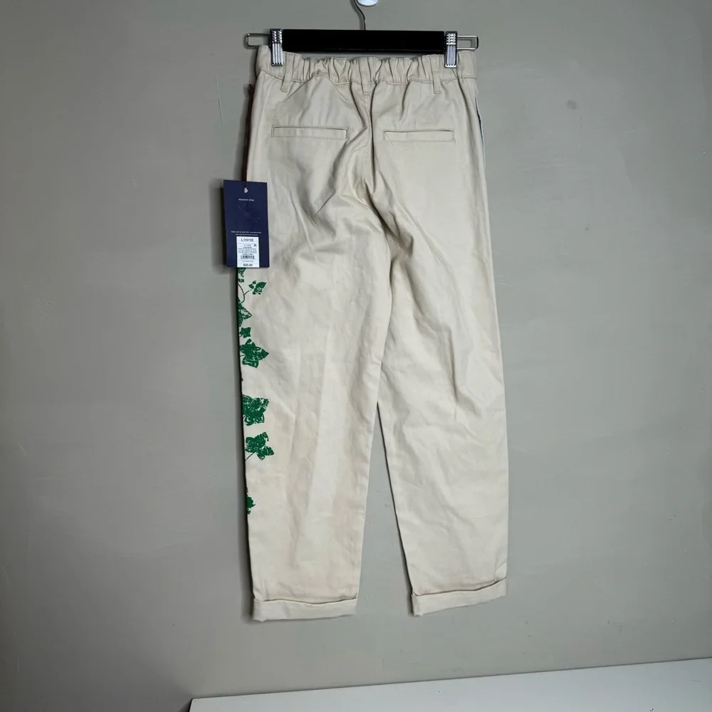 Rowing Blazers Youth Ivy Vine Print Khaki Pants